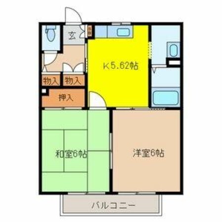 志木駅 徒歩10分 2階の物件間取画像